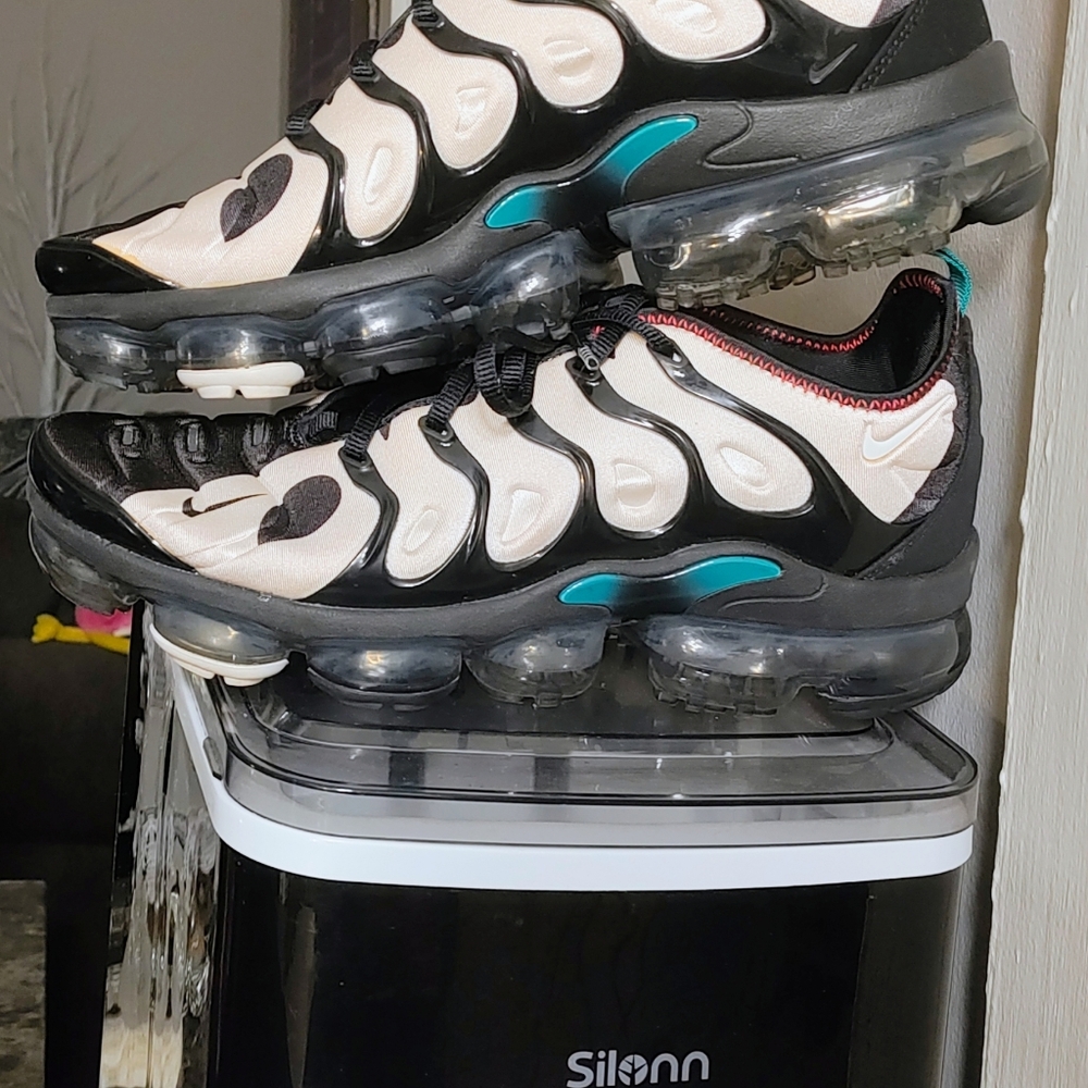 Nike VaporMax Plus Black and White Sneakers